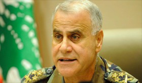 فرمانده ارتش لبنان نیروهای ارتش را به آماد‌ه‌باش در برابر اسرائیل و تروریسم فراخواند