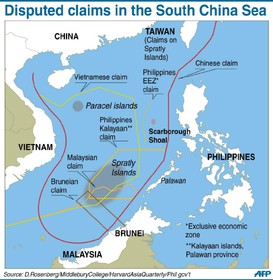 احتمال انجام اقدامات نظارتی ژاپن در دریای چین جنوبی