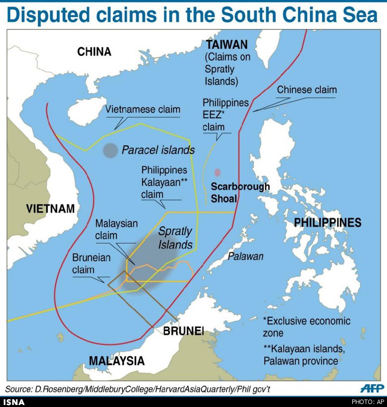 چین نسبت به نقض حاکمیتش در دریای چین جنوبی هشدار داد