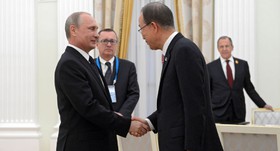 قدردانی پوتین از سازمان ملل به خاطر حفظ صلح در جهان
