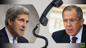 تماس تلفنی لاوروف با کری درباره مبارزه با داعش و توافقنامه مینسک