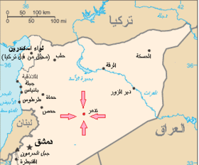 حمله هوایی روسیه به مواضع داعش در شهر باستانی پالمیرا