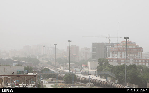 غبار آلودشدن هوا در شهرهای صنعتی طی دو روز آینده