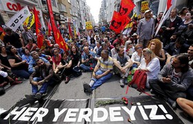 برگزاری دومین سالگرد اعتراضات پارک گزی در میان تدابیر شدید امنیتی