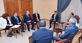 تاکید بشار اسد بر نقش پارلمان کشورهای جهان در مبارزه با تروریسم