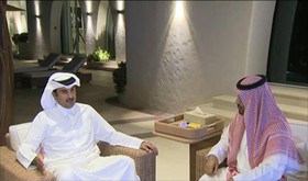 دیدار امیر قطر با جانشین ولیعهد عربستان در دوحه