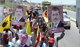 تظاهرات سراسری مصر در اعتراض به احکام صادره علیه مرسی و رهبران اخوان‌المسلمین