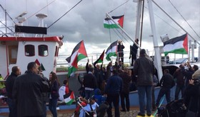 حرکت اولین کشتی "ناوگان آزادی 3" به سوی غزه