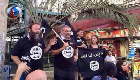یهودیان افراطی در لباس داعش(+عکس)