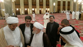حضور نماینده مقام معظم رهبری در مسجد الکبیر کویت