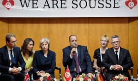 تاکید وزرای کشور انگلیس، فرانسه، آلمان و تونس بر اتحاد در برابر تروریسم