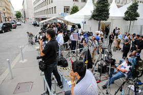 ضیافت ناهار وزیر خارجه اتریش برای خبرنگاران