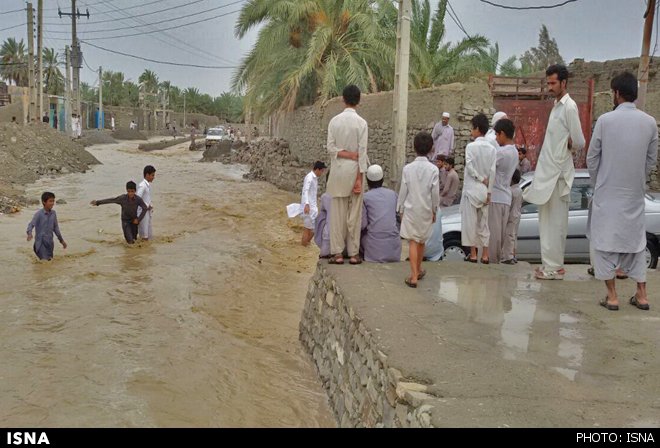 بارندگی در گرم‌ترین روزهای سیستان و بلوچستان+ تصاویر