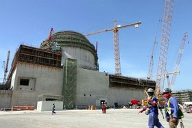 پیشرفت 75 درصدی ساختمان نیروگاه هسته‌ای امارات