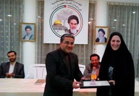 تجلیل از پاسداران حجاب و عفاف در سفارت ایران در اردن