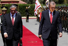 ابراز خوش‌بینی اردوغان و رهبر قبرس ترک نشین نسبت به مذاکرات صلح