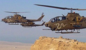 اردن 16 فروند هلی‌کوپتر کبری از اسرائیل دریافت کرد