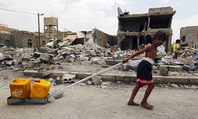 دعوای دو شاهزاده بر سر ویرانی یمن