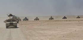پیشروی نیروهای عراقی در شهر رمادی