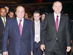 دیدار اردوغان و نواز شریف در اسلام‌آباد/ ترکیه به دنبال حمایت‌های دیپلماتیک پاکستان