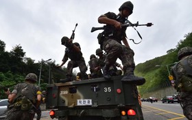 کره‌جنوبی به‌رغم تهدیدات کره‌شمالی رزمایش خود را برگزار می‌کند