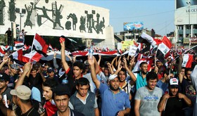 بغداد بار دیگر صحنه اعتراضات بود / العبادی: سیستم قضایی عراق باید اصلاح شود