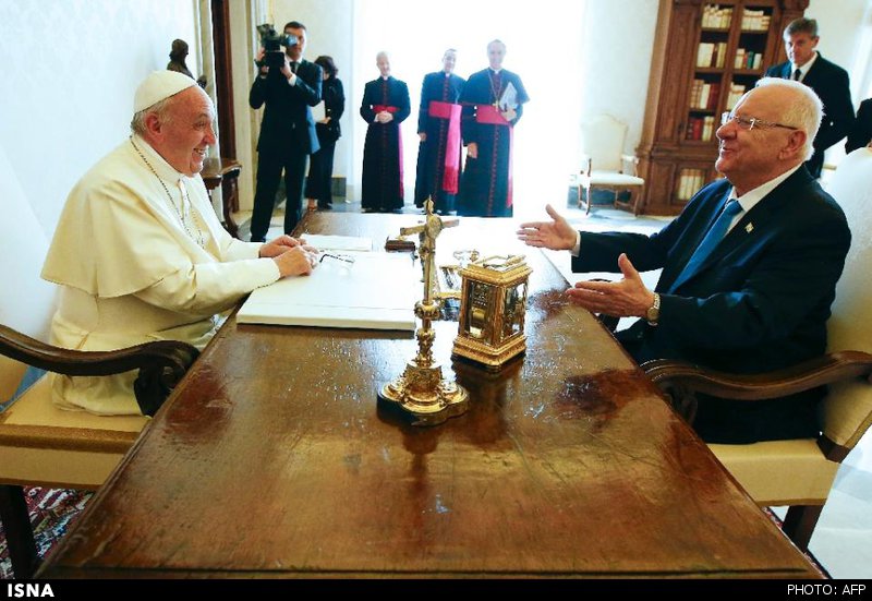 دیدار پاپ با رئیس رژیم صهیونیستی