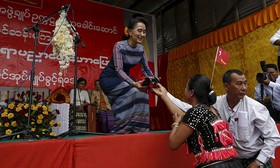 درخواست سوچی برای نظارت جهانی بر انتخابات میانمار