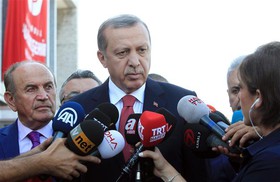 اردوغان: به کردها اجازه نمی‌دهیم شمال سوریه را تصرف کنند