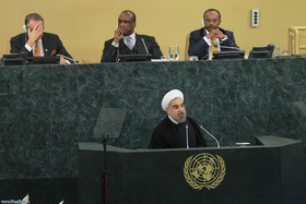 پخش زنده سخنرانی روحانی در سازمان ملل