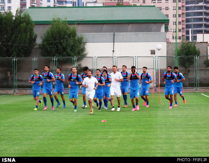 نخستین تمرین تیم ملی پس از دیدار با عمان