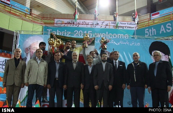 قهرمانی ایران در پنجمین دوره مسابقات ورزش‌های زورخانه‌ای و کشتی پهلوانی آسیا