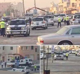 جمع آوری پرچم‌های عزای حسینی در بحرین