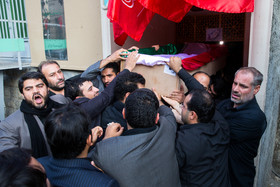 مراسم تشییع پیکر دو تن از شهدای مدافع حرم برگزار شد