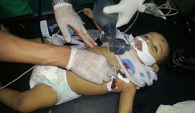 شهادت نوزاد 7 ماهه فلسطینی بر اثر استنشاق گاز اشک آور