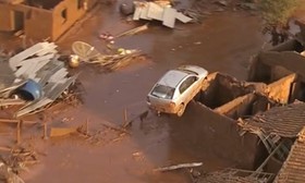حادثه شکستن سد در برزیل کشته داد