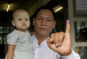 آغاز انتخابات پارلمانی میانمار