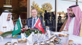 ناهار کاری اردوغان و پادشاه عربستان در آستانه اجلاس گروه 20