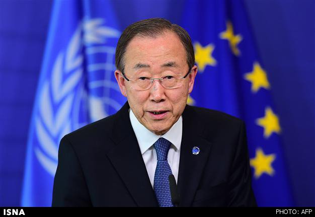 قدردانی بان کی مون از عربستان به دلیل حمایت از "مبارزه با تروریسم"! بان کی مون