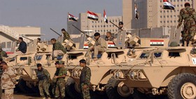 پیشروی ارتش عراق به سمت مرکز رمادی/ خنثی سازی 30 تن مواد منفجره در شهر "سنجار"