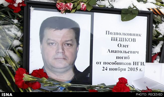 ترکیه جسد خلبان روس را به مسکو تحویل داد