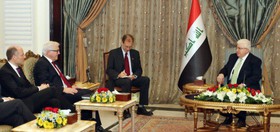 دیدار اشتاین مایر با رئیس‌جمهور و نخست‌وزیر عراق/ العبادی: ترکیه باید نیروهایش را خارج کند
