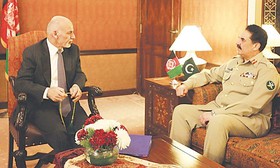 اشرف غنی: با پاکستان برای اقدام نظامی علیه مخالفان صلح در افغانستان توافق کردیم