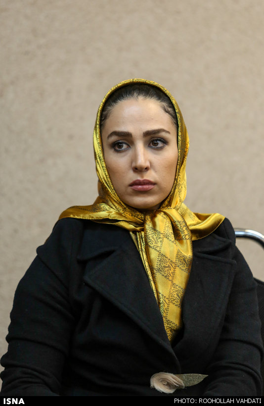 سوگل طهماسبی در نشست خبری عوامل سریال کیمیا