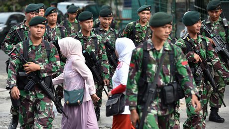نیروهای امنیتی اندونزی