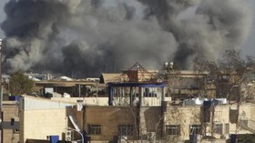 جنگ خیابانی ارتش عراق با داعش در شرق رمادی