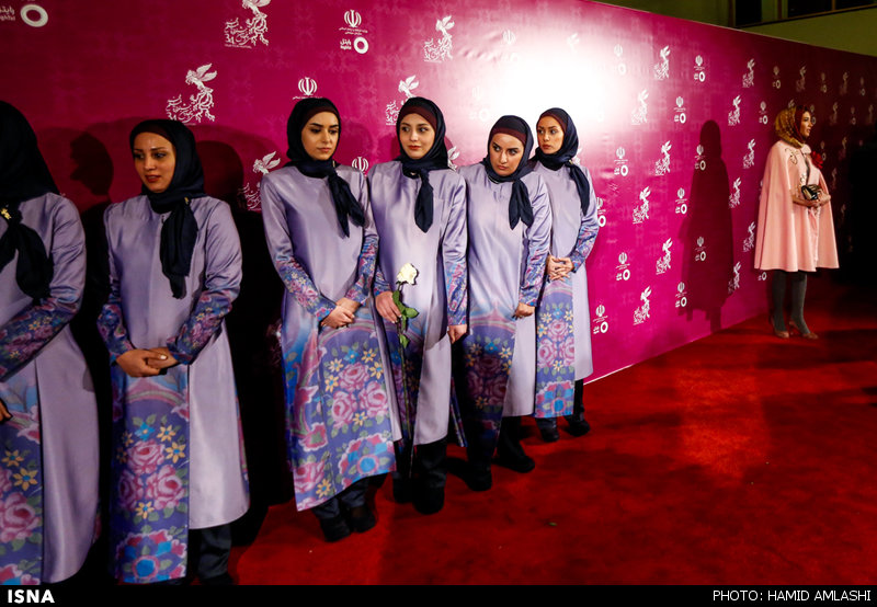 حجاب جالب برگزارکنندگان جشنواره فیلم فجر + عکس