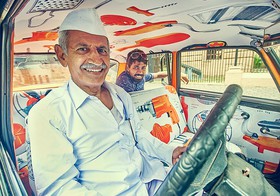 تاکسی‌های هزار رنگ بمبئی‌ + تصاویر