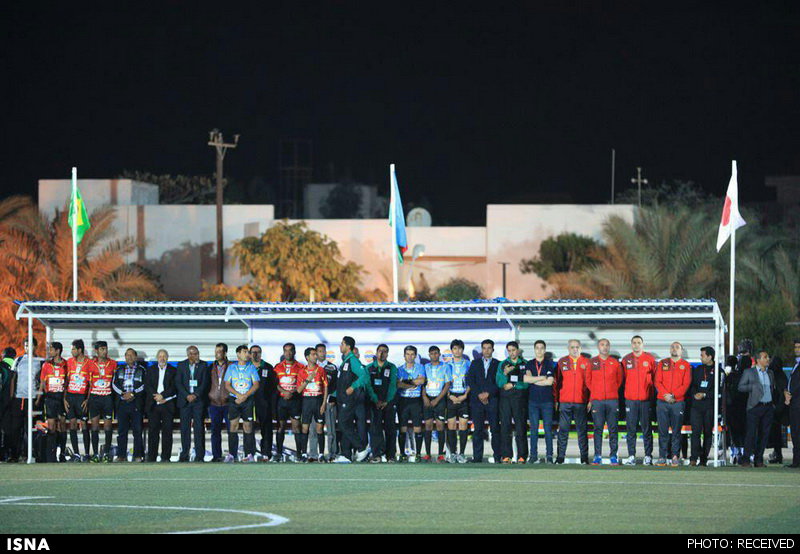 آغاز مسابقات جام جهانی فوتبال هنرمندان در قشم