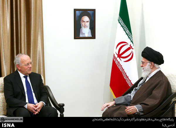 دیدار رییس جمهور سوئیس با حضرت آیت الله خامنه‌ای